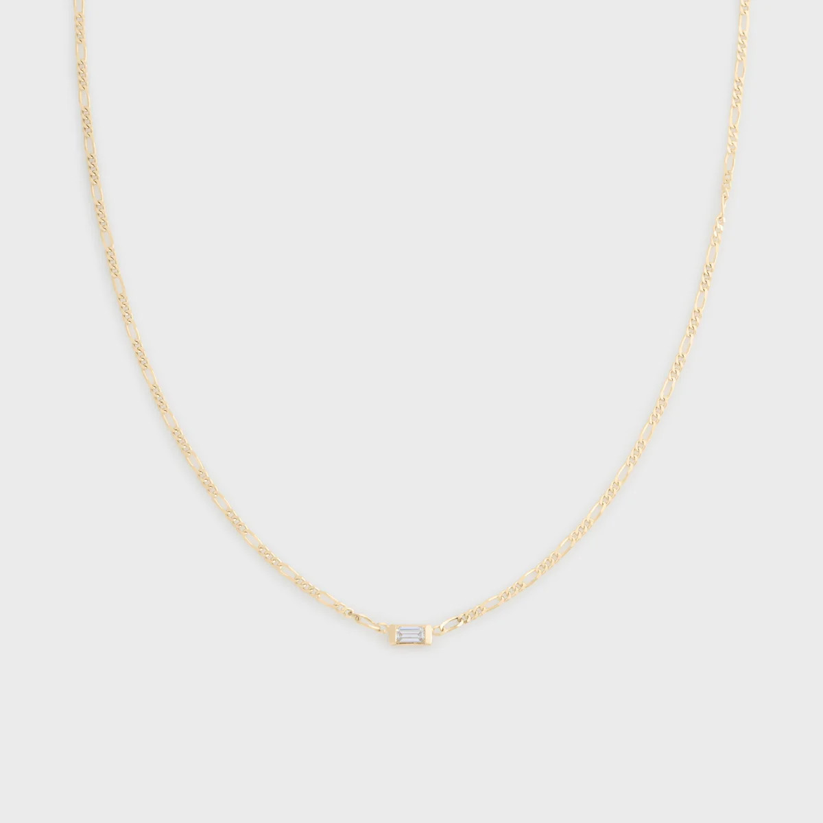 14k kenni baguette choker | Cuffed by Nano