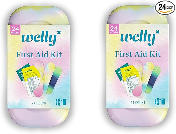 Welly Quick Fix Colorwash, On The Go First Aid Kit, Assorted Bandages, Ointments, and Hand Saniti... | Amazon (US)