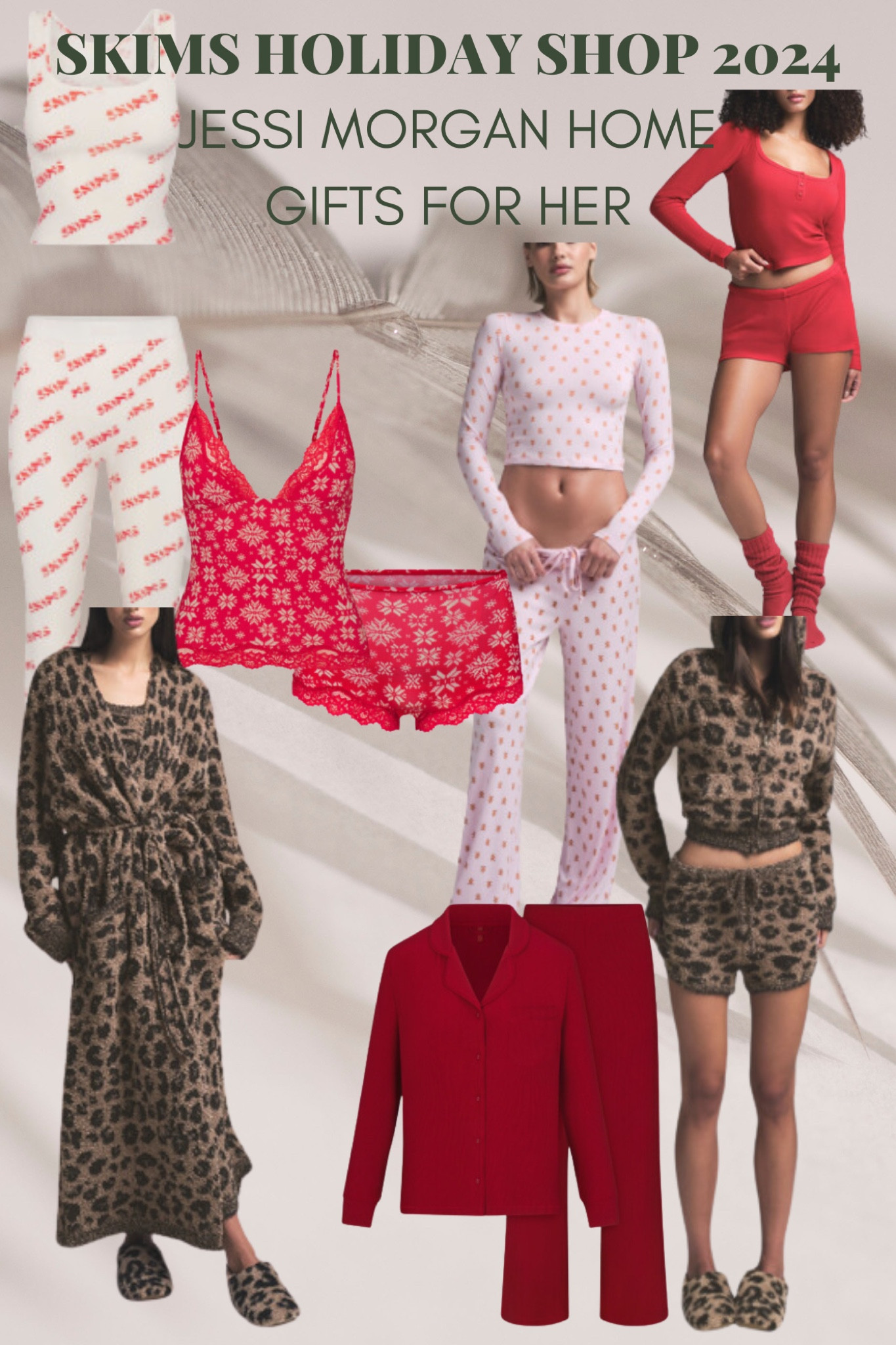 Skims holiday shop
Gifts for her
Pajamas
Loungewear
Animal print
Leopard print
Comfy
Comfortable clothes
Holiday 
By the fireplace
Family PJs


#LTKSeasonal #LTKGiftGuide #LTKHoliday