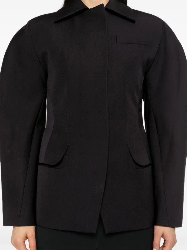 Jacquemus La Veste Castagna Sculpted Blazer - Farfetch | Farfetch Global