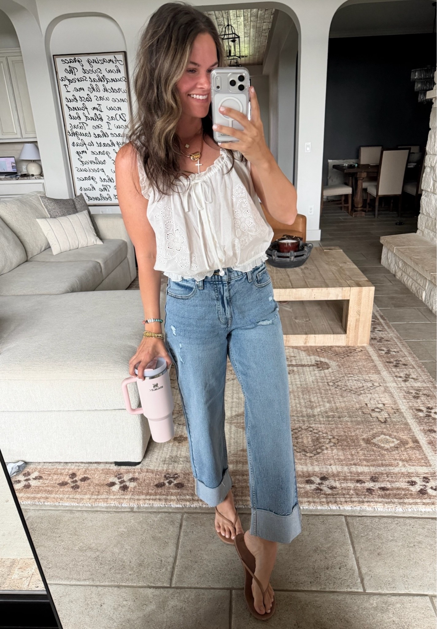 Today’s OOTD💕 Would never guess jeans are Walmart and top is Target true sizing in both!

#LTKootd #LTKdayinmylife #LTKgrwm