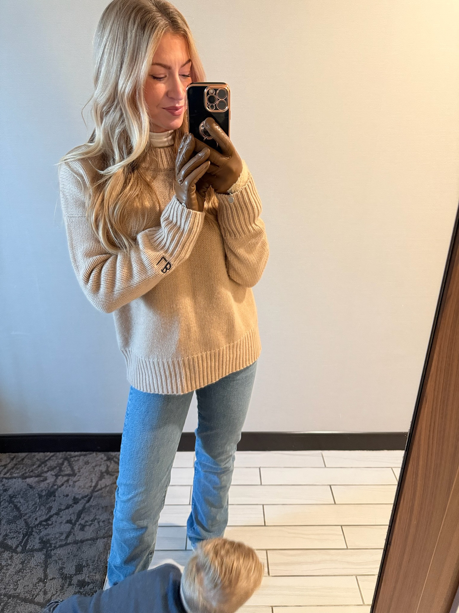 Sweater + Denim
Sweater: wearing size small
Denim: run TTS 

#LTKBeauty #LTKSeasonal #LTKStyleTip