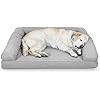 Furhaven Pet Dog Bed | Therapeutic Sofa-Style Traditional Living Room Couch Pet Bed w/ Removable ... | Amazon (US)