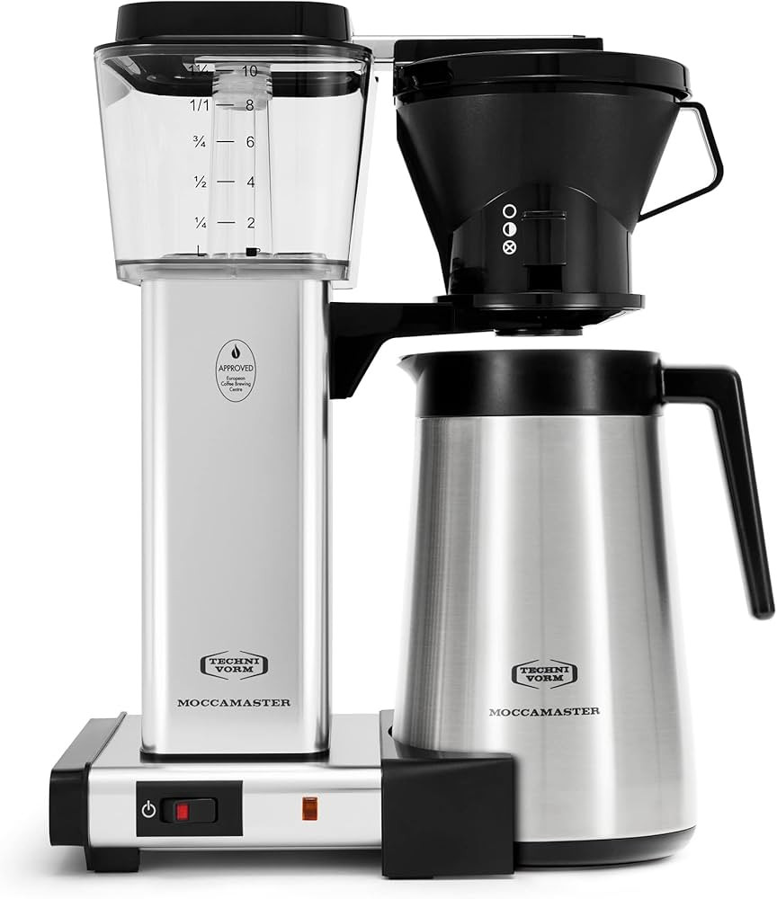 Technivorm Moccamaster 79112 KBT Coffee Brewer, 40 oz, Polished Silver | Amazon (US)
