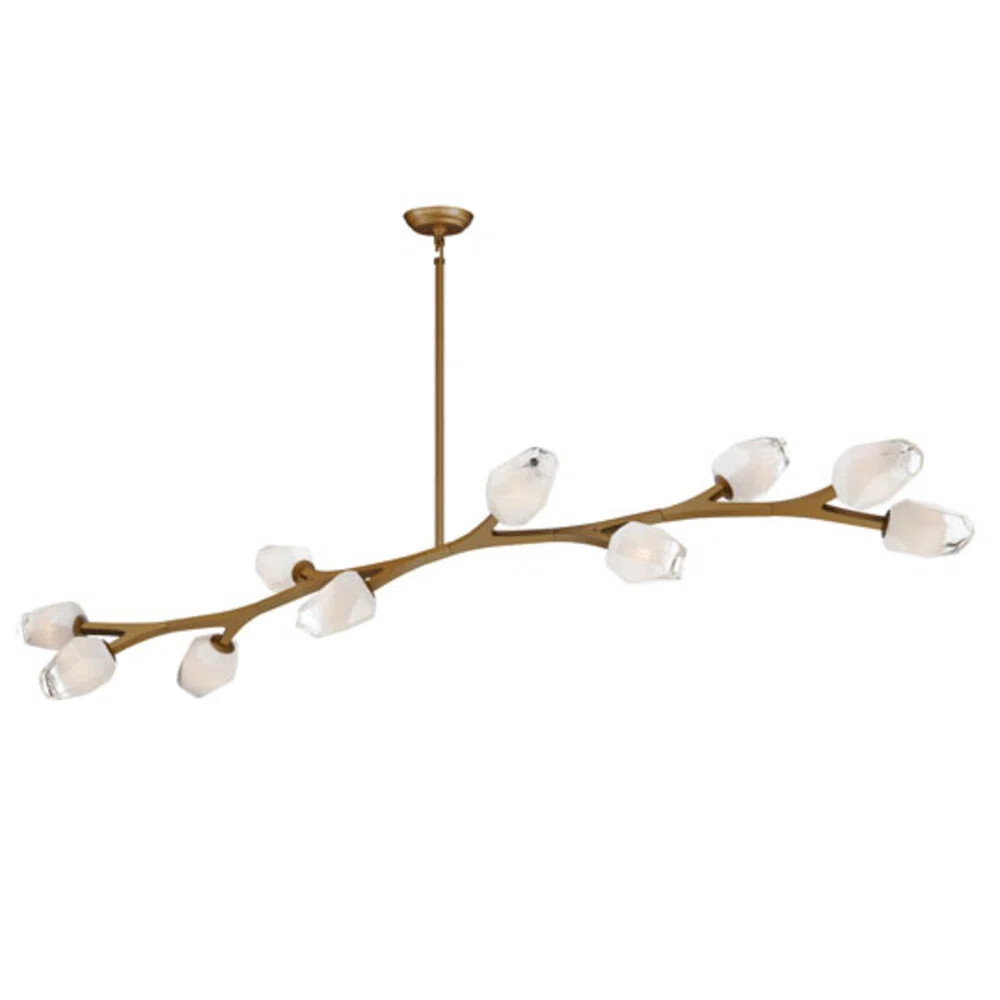 Dreanda 10 - Light Dimmable Modern Linear Chandelier | Wayfair North America