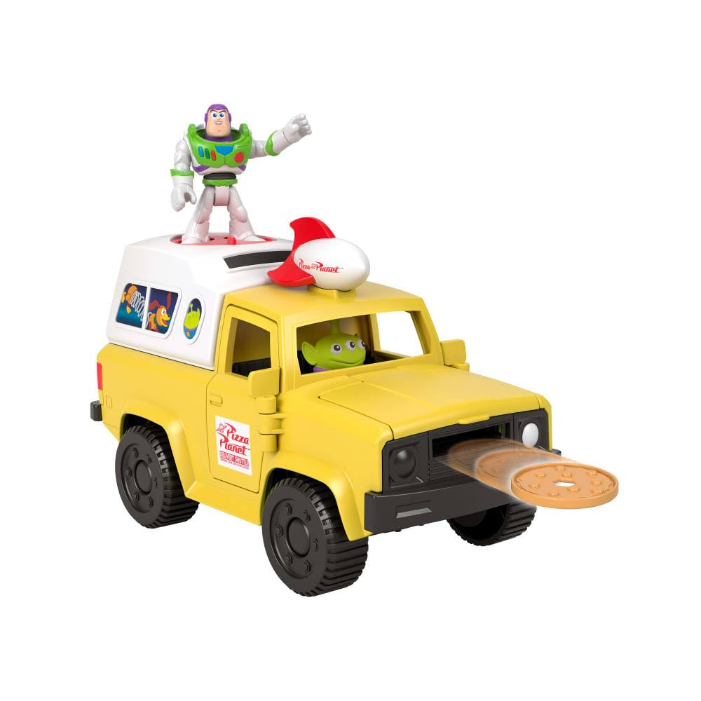 Fisher-Price Imaginext Disney and Pixar Toy Story Pizza Planet Truck with 3-inch Buzz Lightyear &... | Amazon (US)
