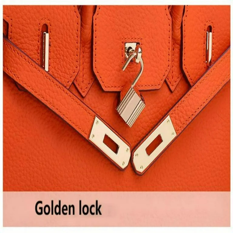 Genuine Handbags Purses for Women Orange Shoulder Bag Handle Satchel Ladies Crossbody Bags 30# | Walmart (US)