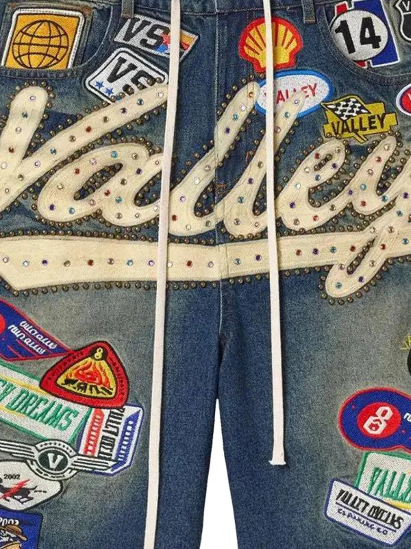 1980s patch denim shorts | Farfetch Global