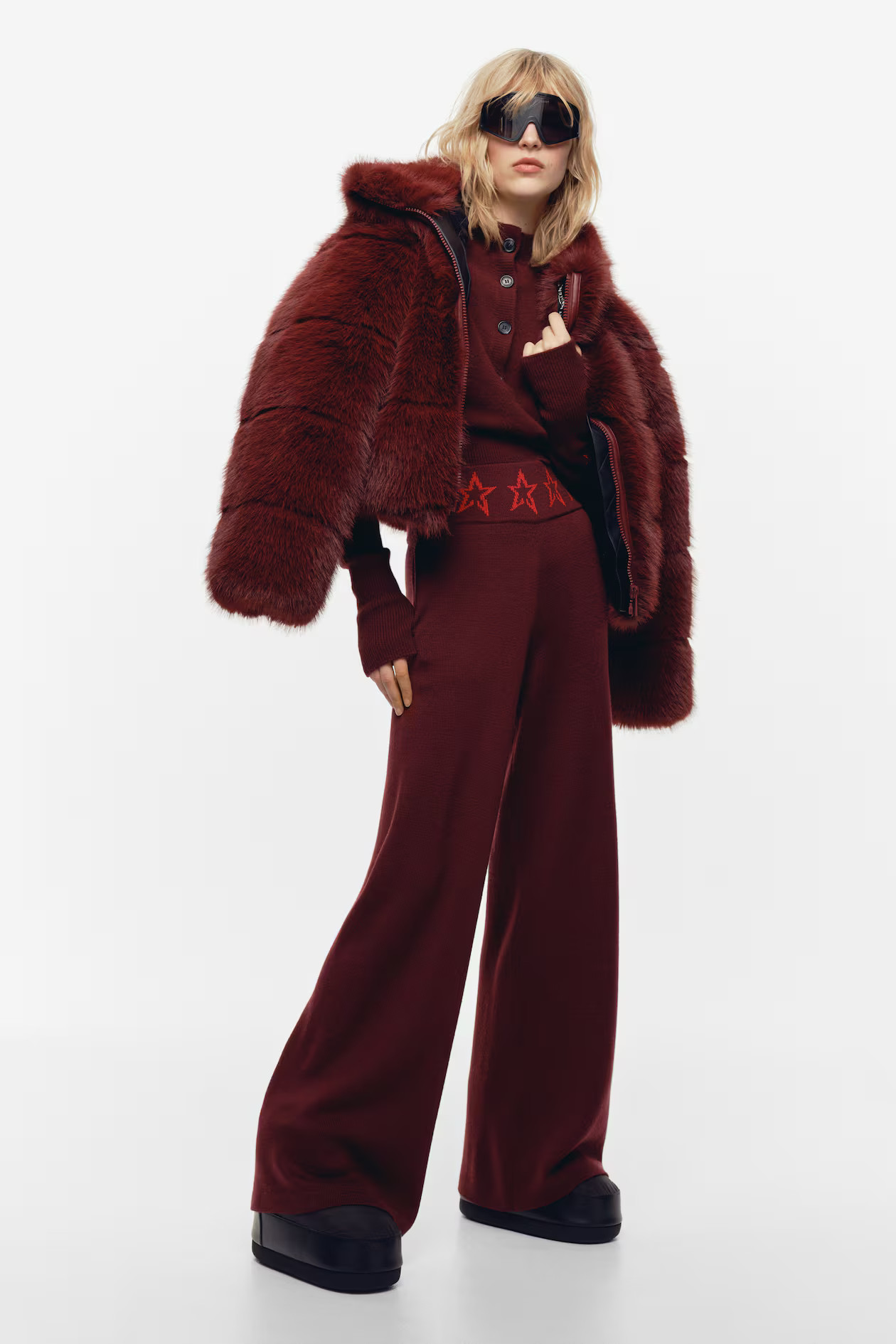 Weite Hose aus Merinowolle | H&M (DE, AT, CH, NL, FI)