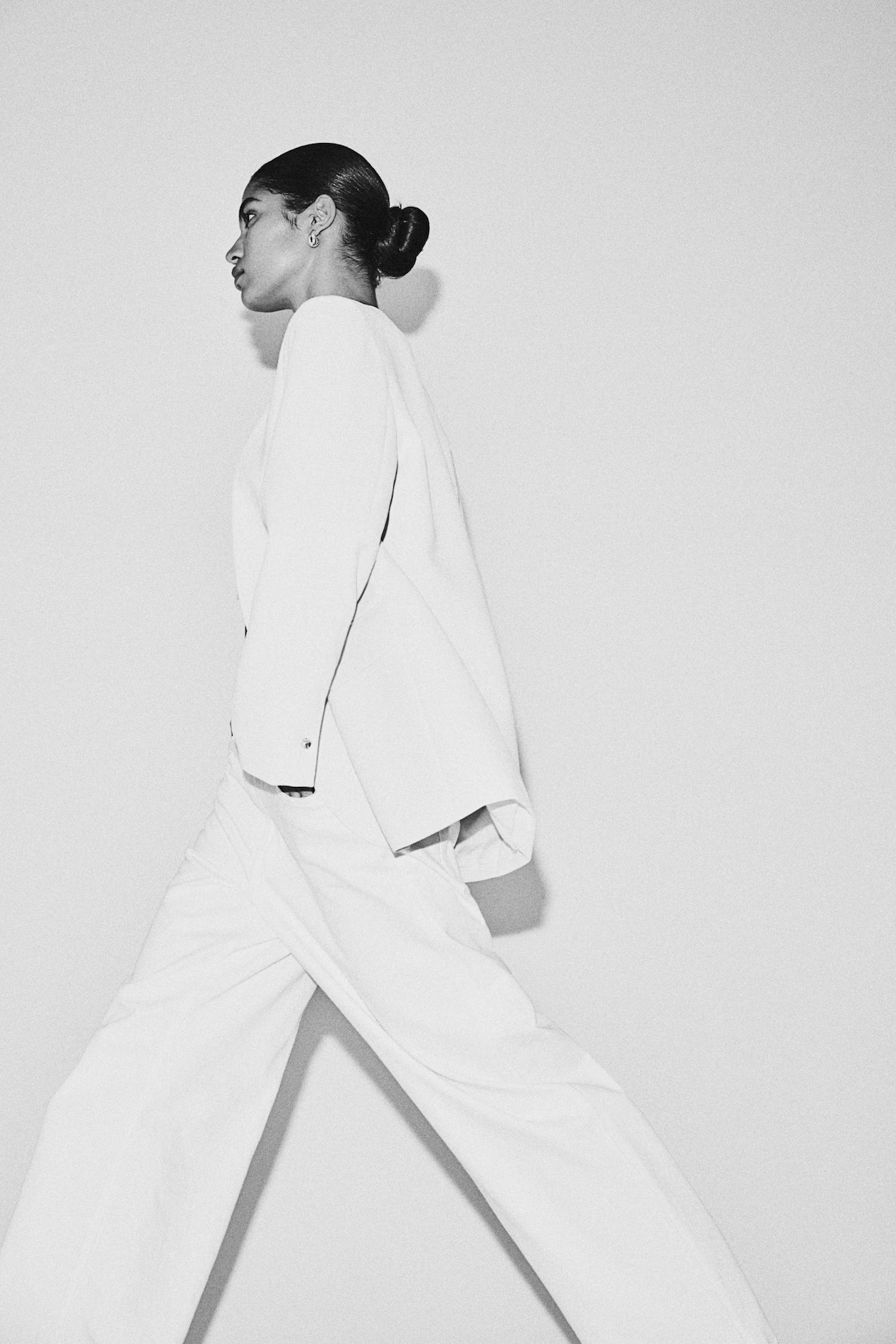 Collarless blazer | H&M (UK, MY, IN, SG, PH, TW, HK)