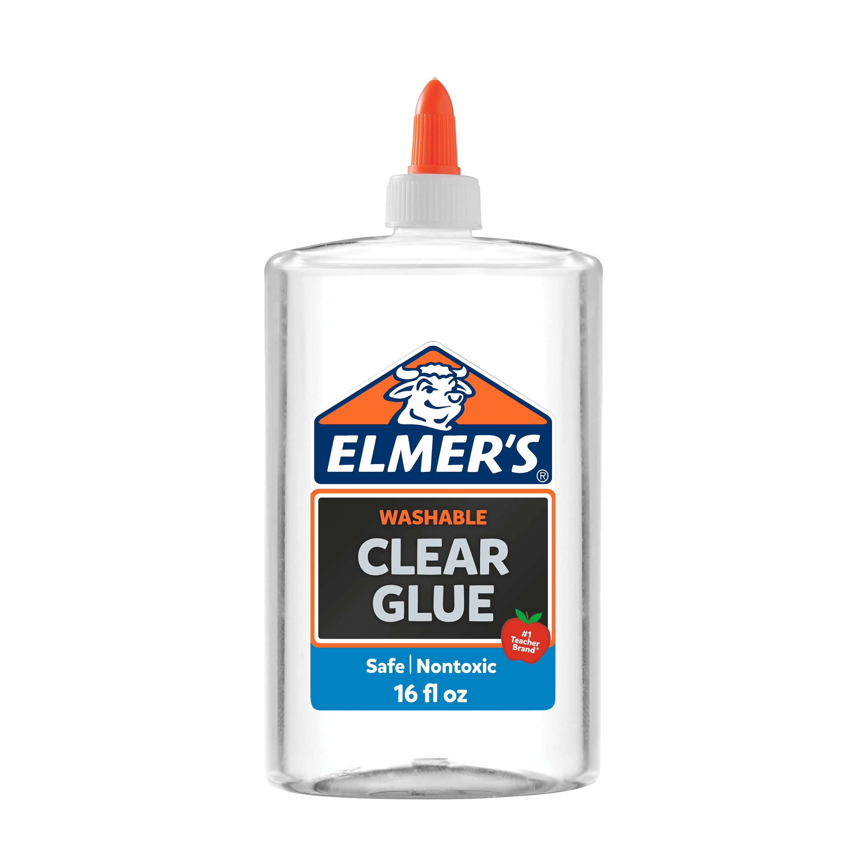 Elmer's Liquid School Glue, Clear, Washable, 16 Ounces, 1 Count | Walmart (US)