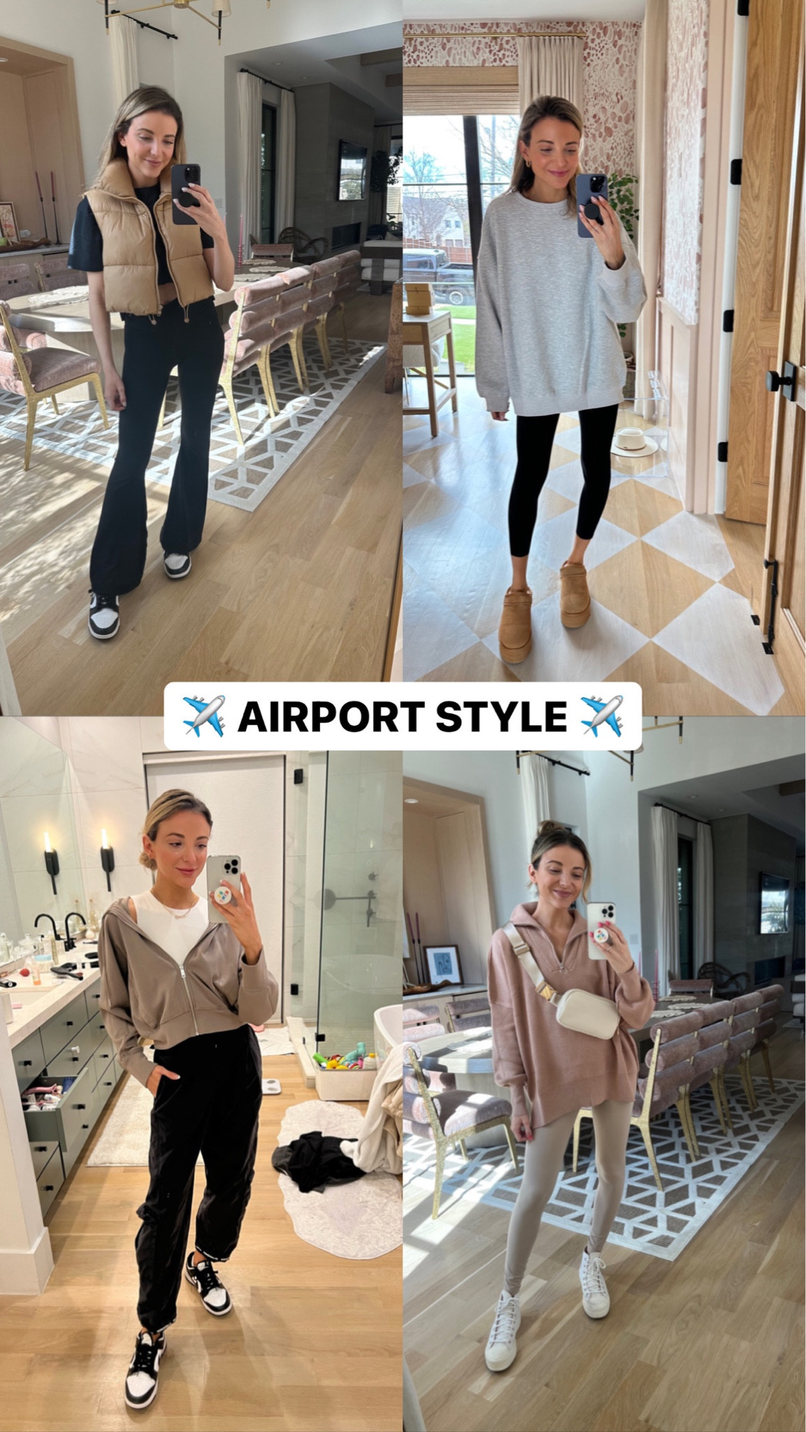 Comfortable and easy airport looks for traveling ✈️🤎

#LTKfindsunder50 #LTKtravel #LTKfindsunder100