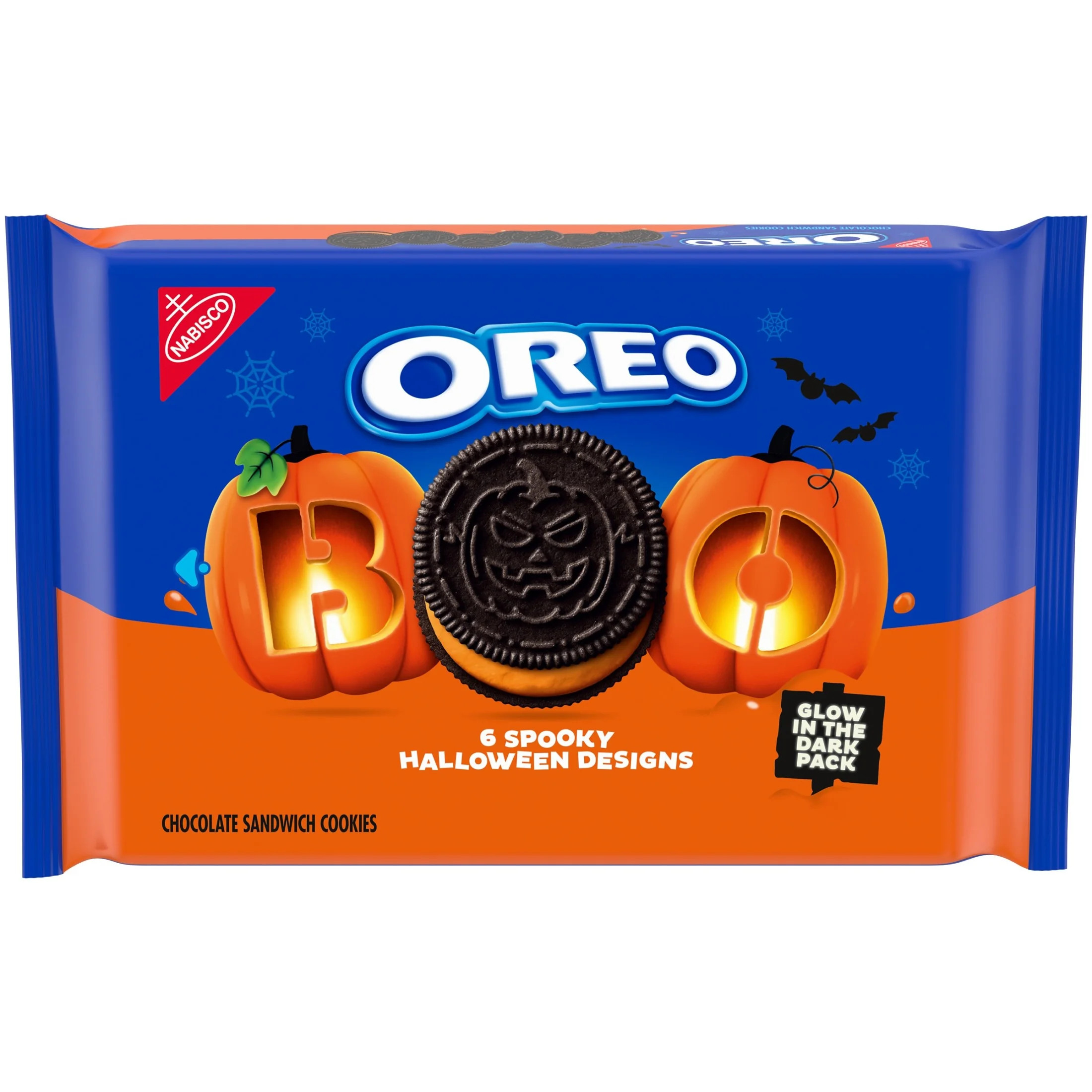 OREO Orange Creme Chocolate Sandwich Cookies, Limited Edition, Halloween Cookies, 18.71 oz - Walm... | Walmart (US)