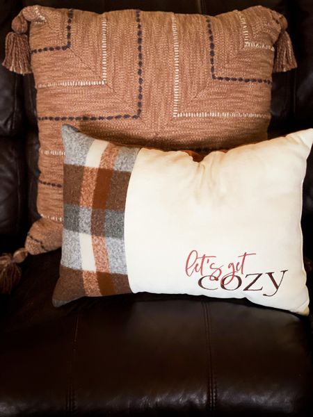 Cozy Fall Pillows.  Keyword: COZY!

#LTKSeasonal #LTKSale #LTKhome