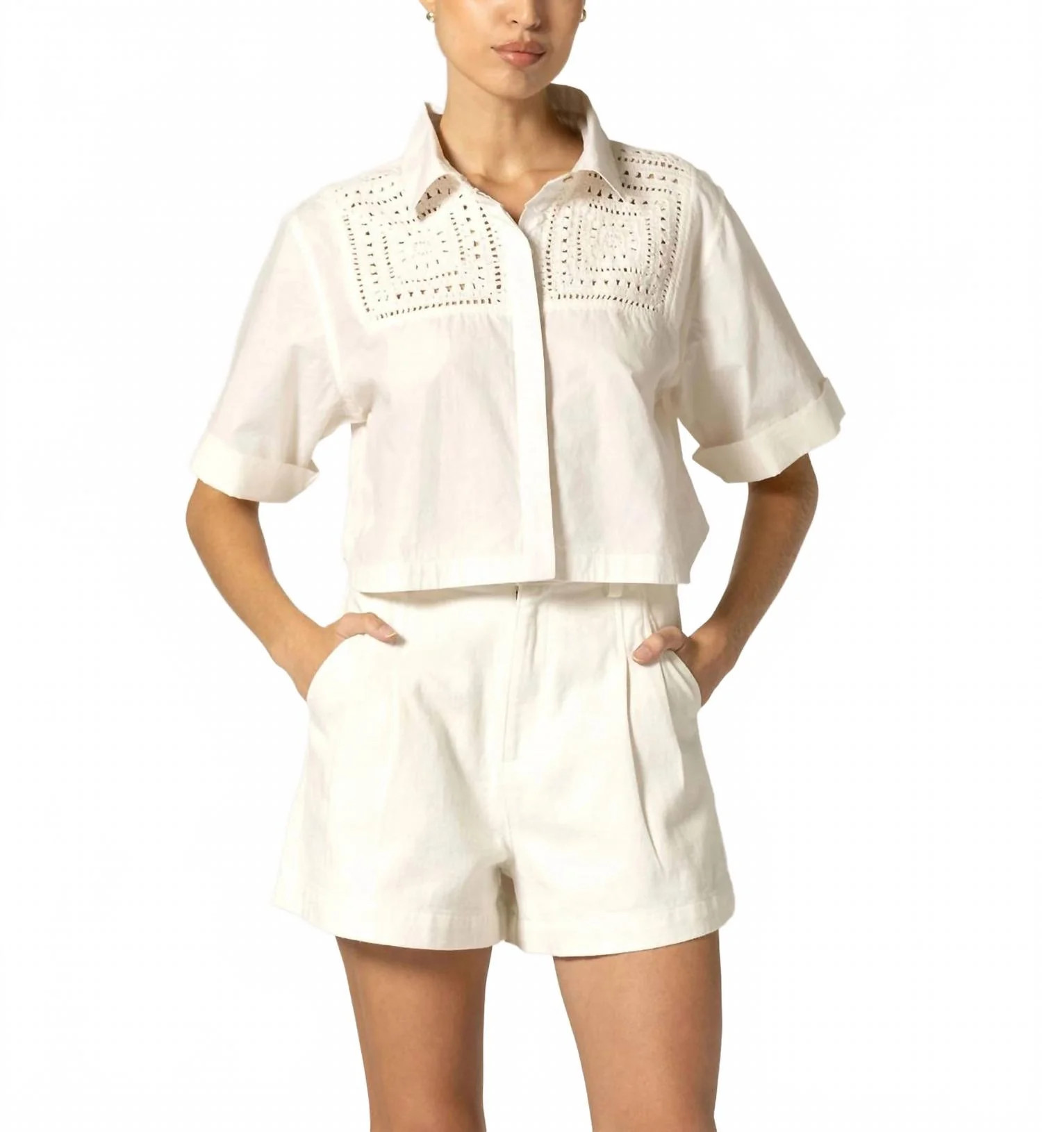 Archie Short In Ecru | Shop Simon