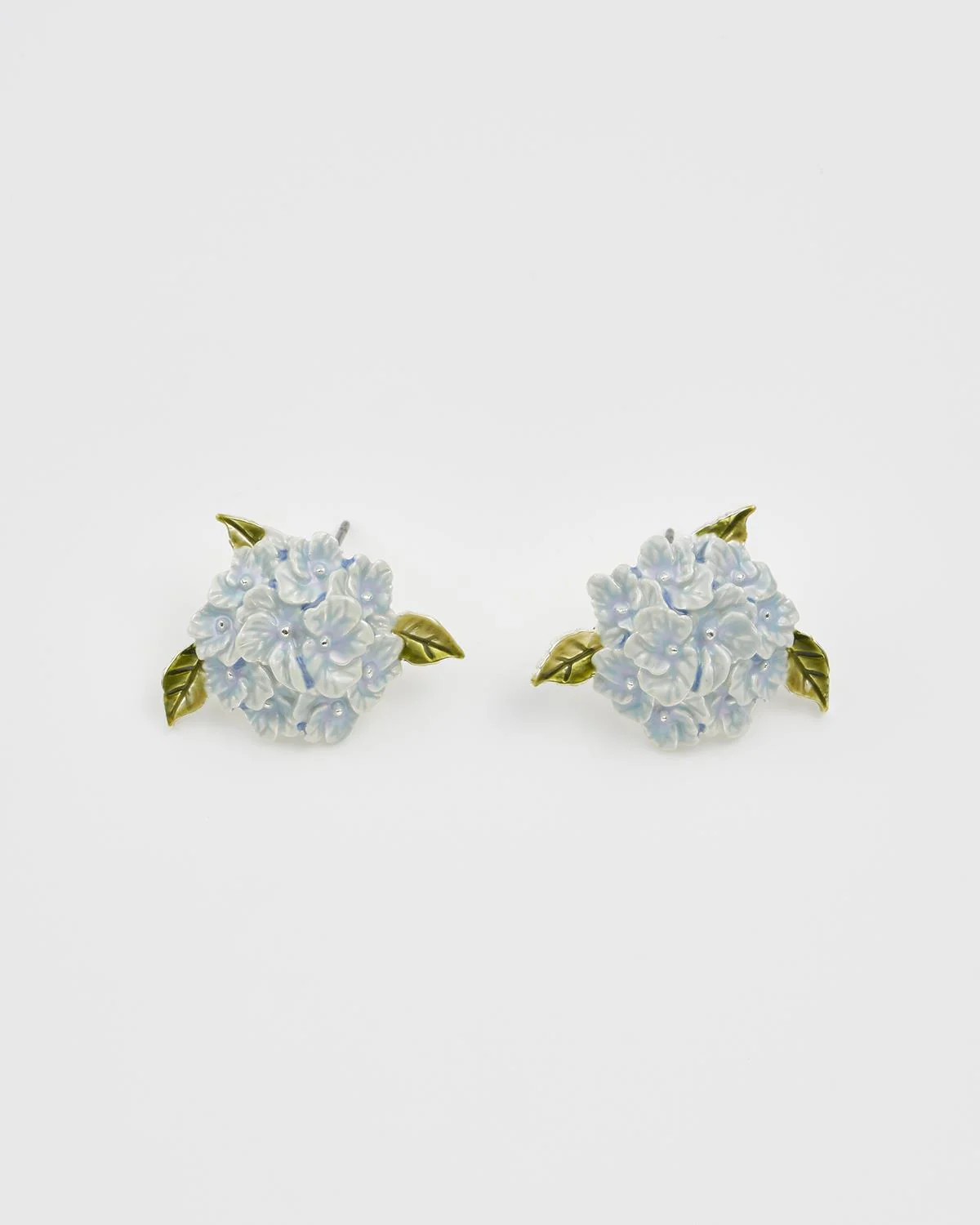 Hydrangea Silver Earrings | Fable England