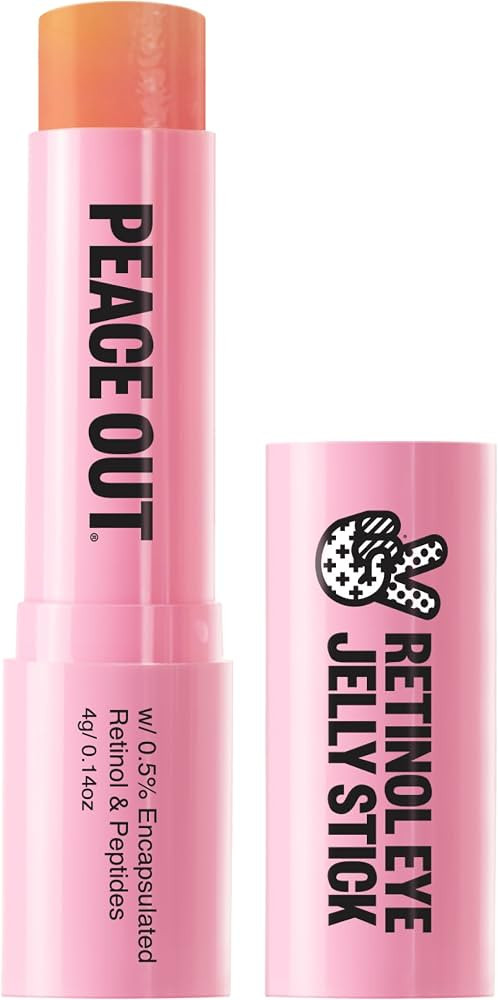 PEACE OUT Retinol Eye Jelly Stick, Hydrating Under Eye Treatment for Fine Lines & Wrinkles, with ... | Amazon (US)