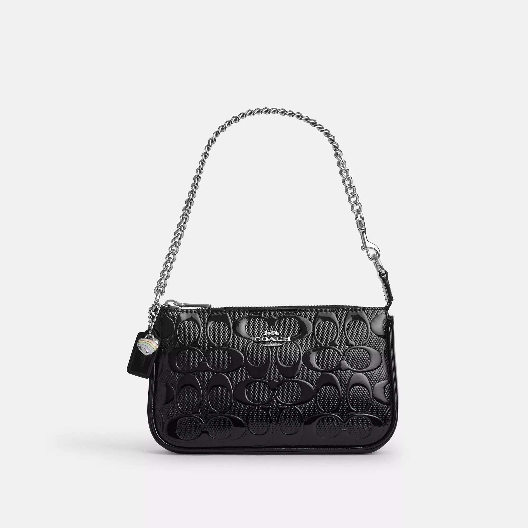 Coach Outlet Nolita 19 In Signature Leather With Heart Charm | Shop Simon