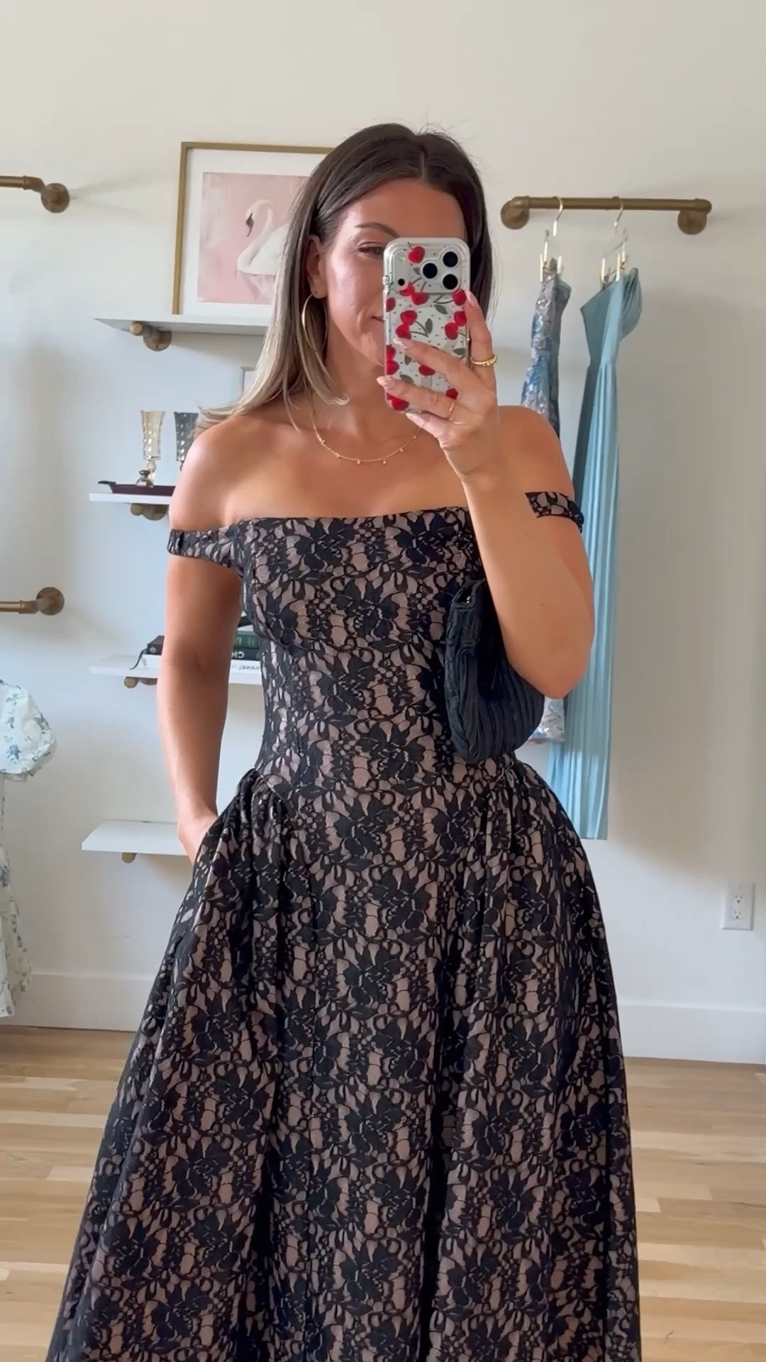 Macys black lace off the shoulder wedding guest and spring event dress

Wearing my usual small/2

Wedding guest
Formal event
Black tie
Special occasion
Lace Midi
Spring event

#LTKootd #LTKSeasonal #LTKWedding