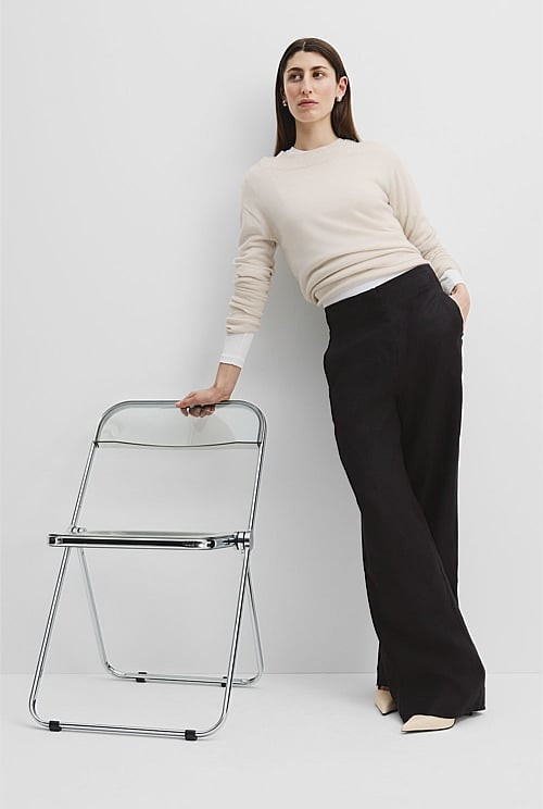 Verified Australian Merino Wool Crew Neck Knit | Country Road