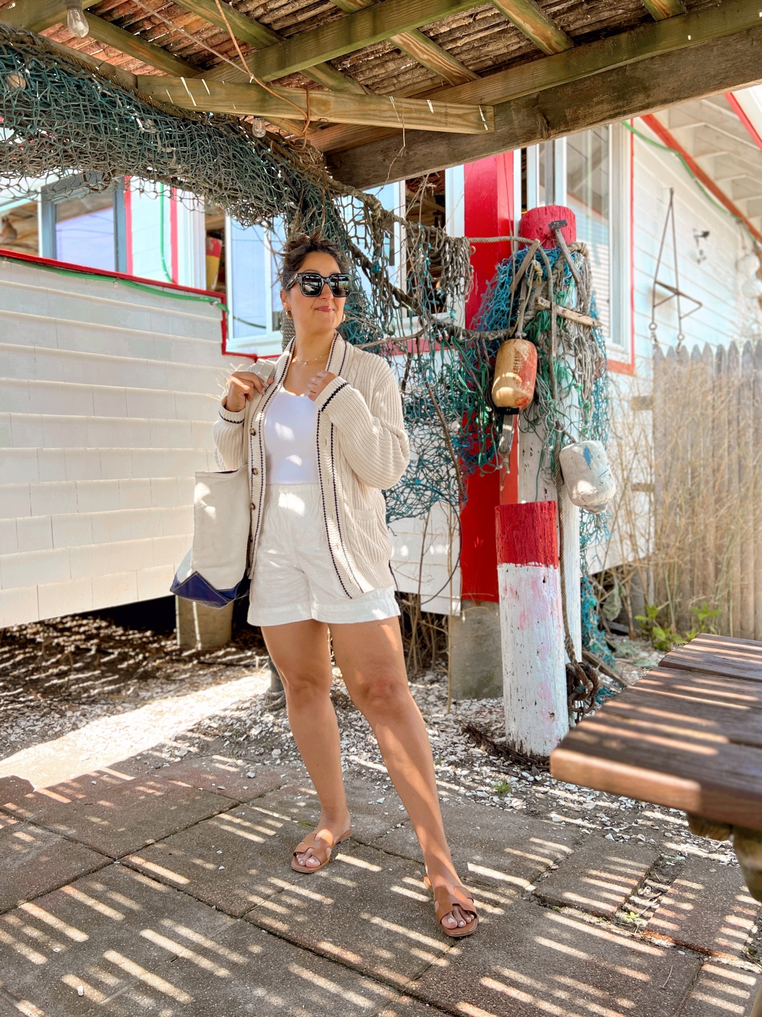 The fisherman cable knit cardigan is that good! Perfect for those chilly summer nights or windy beachy days! Think coastal grandmother vibes! 

#LTKsalealert #LTKSeasonal #LTKstyletip