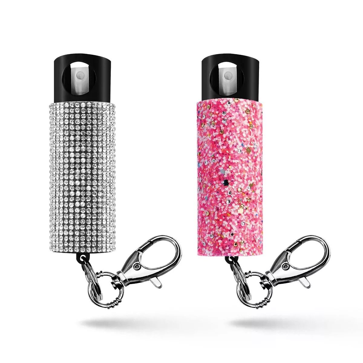 Guard Dog Security Bling It On Pepper Spray 2pk Glow-In-The-Dark 16' Distance White and Confetti | Target