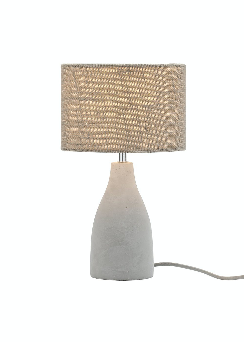 BHS Mini Marcus Grey Concrete Table Lamp (35cm x 20cm x 20cm) – Grey | Matalan (UK)