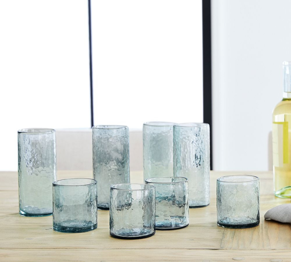 Hammered Glassware Collection | Pottery Barn (US)