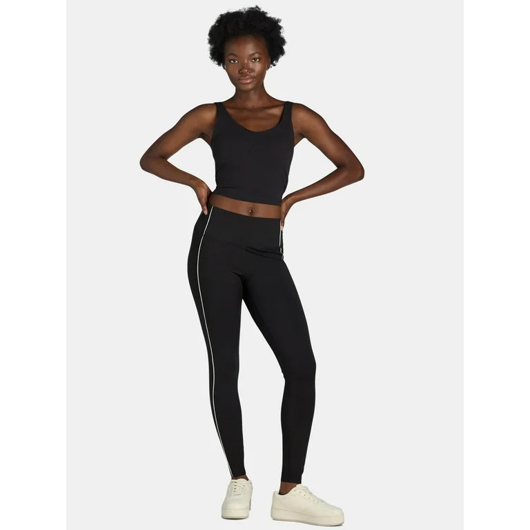 Avia Women's Sport Piped Leggings, Sizes XS-XXXL | Walmart (US)