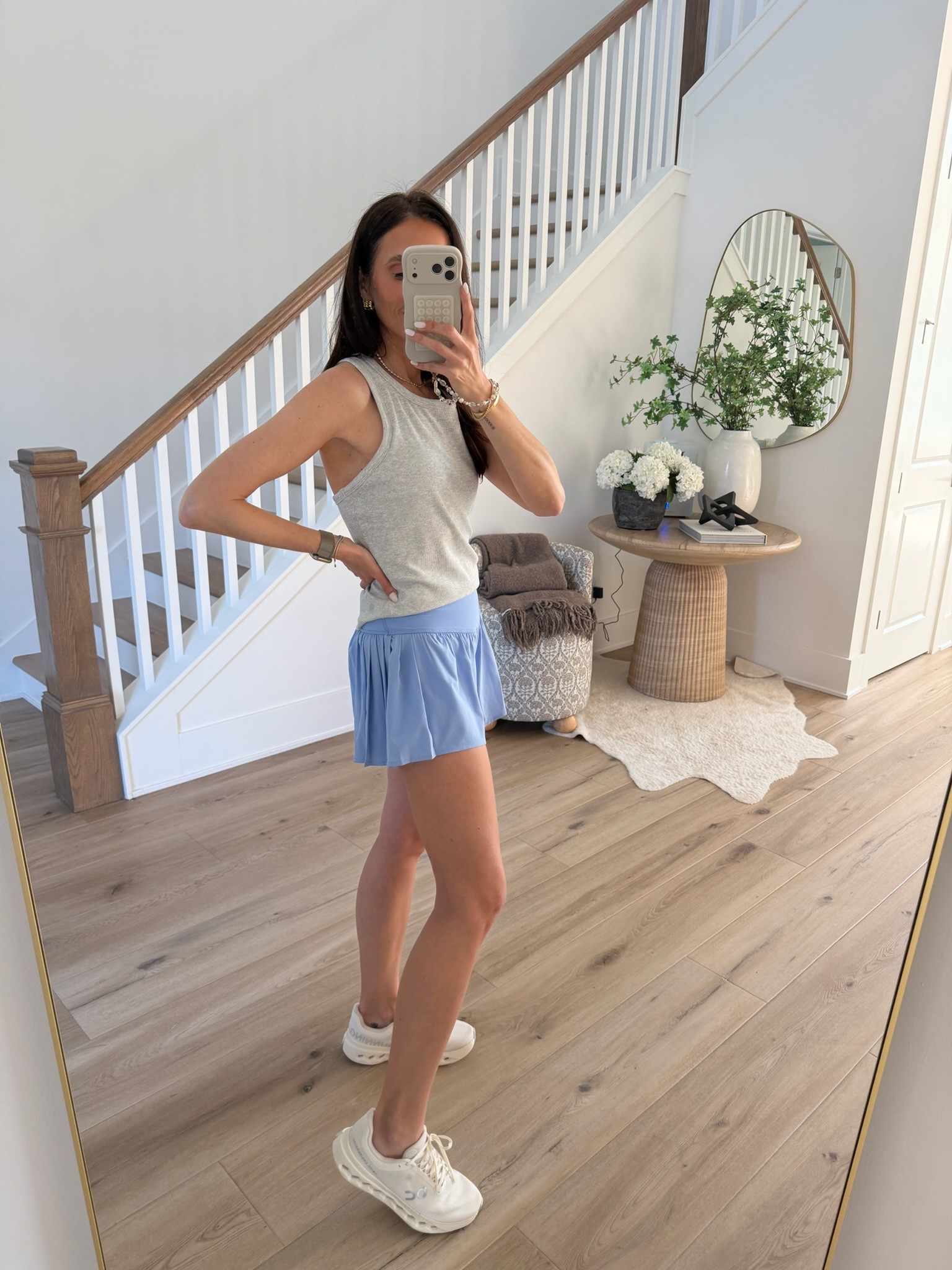 Target outfit that sold out so fast last week and I get why. The fit on this skort is so flattering and the color is even better in person. Paired it with a simple tank and sneakers for the easiest spring look you’ll keep reaching for.

target finds, target best sellers, tennis skirt outfit, skort outfit, athleisure style, casual spring outfit, everyday outfit, sporty chic, spring style, annabrstyle

#LTKootd #LTKSeasonal #LTKActive