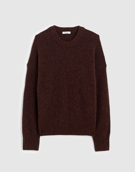 CloudSoft Drop-Shoulder Crewneck Sweater | Madewell