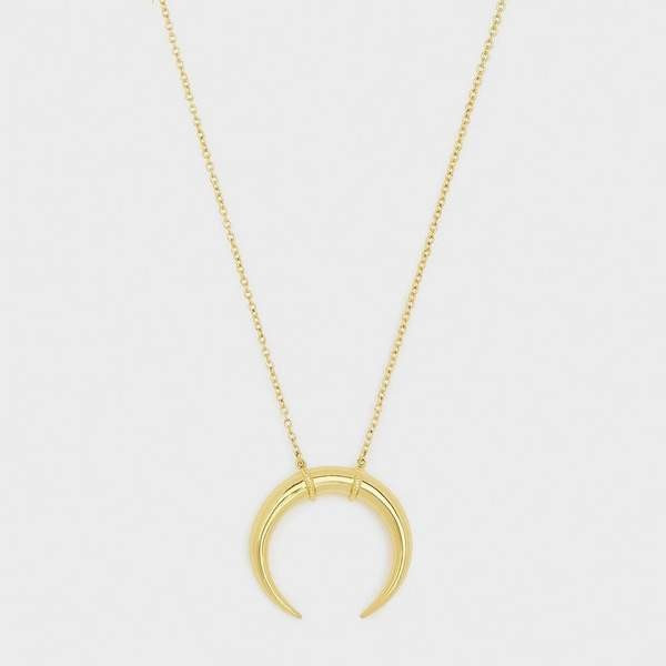 Cayne Crescent Pendant Necklace | Gorjana