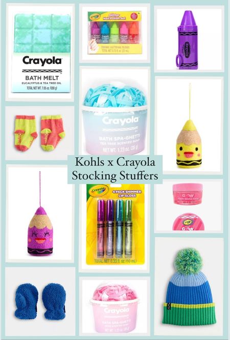 Stocking Stuffers for kids and toddlers // kohls x Crayola collaboration 

#LTKGiftGuide #LTKkids #LTKHoliday