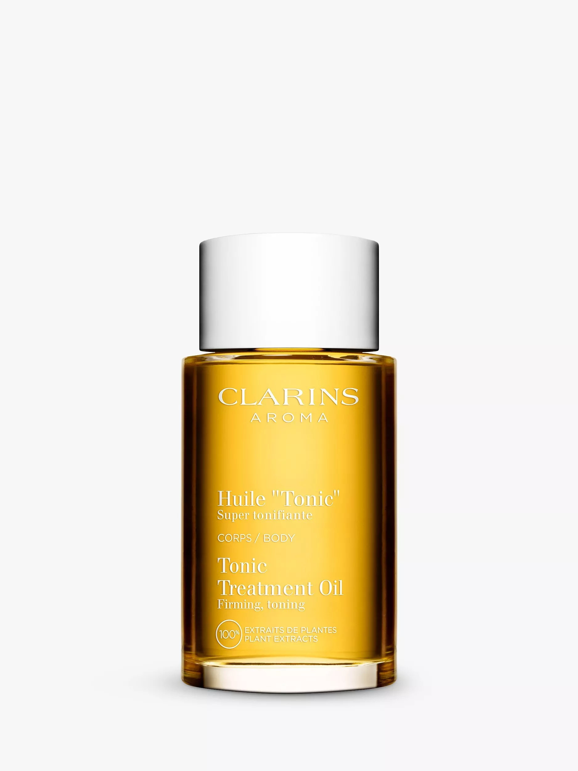 Clarins Tonic Body Treatment Oil - Firming/Toning, 100ml | John Lewis (UK)