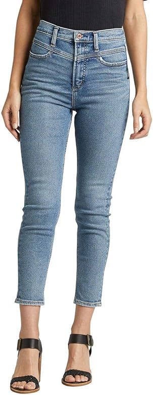 Silver Jeans Co. Women's Ode to 80's High Rise Skinny | Amazon (US)
