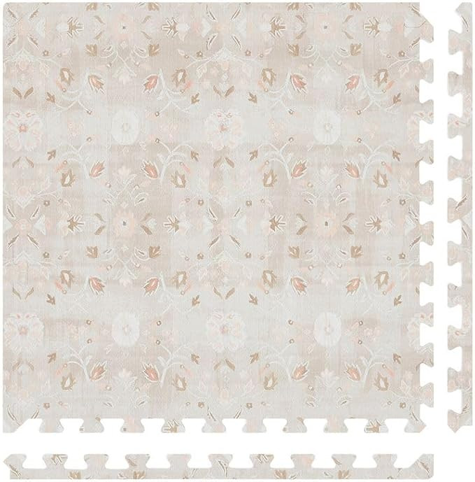 Amazon.com: House of Noa Play Mat – 4x6 Linen Gemma – Set of 6 Tiles – Cushioned EVA Foam P... | Amazon (US)