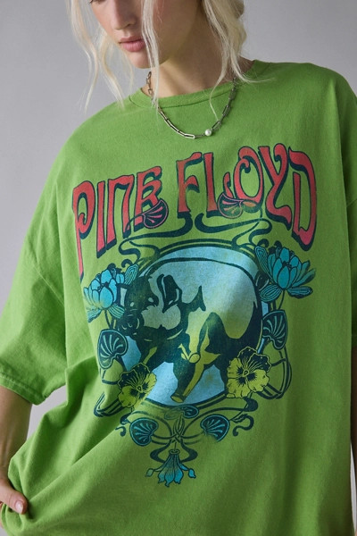 Pink Floyd Graphic Cotton T-Shirt Dress | Urban Outfitters (US and RoW)