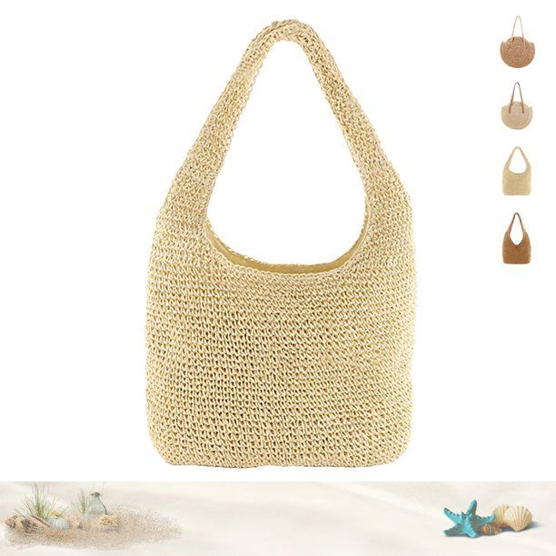 Dicasser Straw Tote Bag for Women Natural Weave Straw Bag Straw Shoulder Bag Handbag for Women Gi... | Walmart (US)