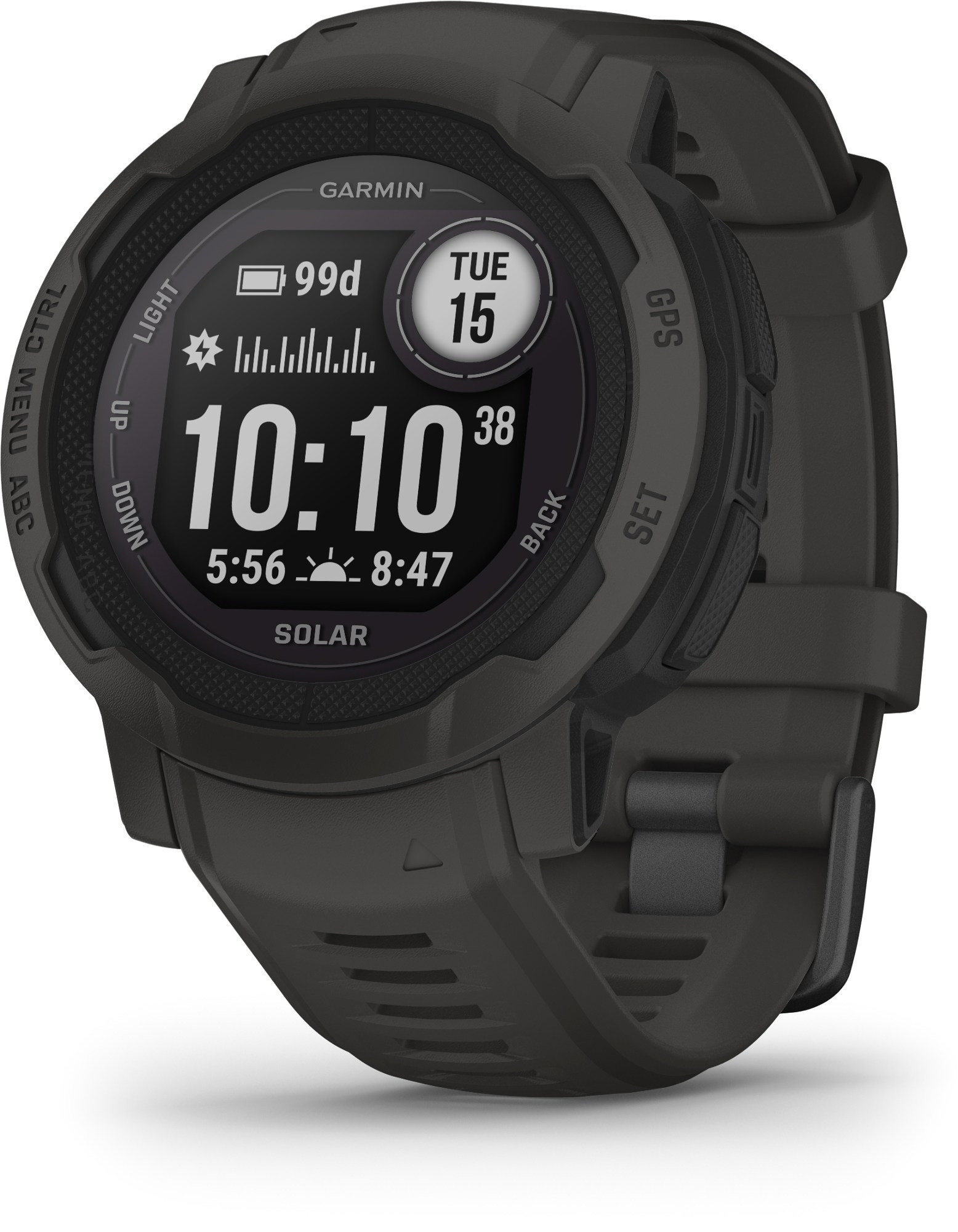 Garmin Instinct 2 Solar GPS Watch Black | REI