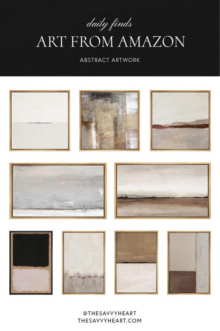 Abstract artwork and framed art from Amazon for a modern and contemporary home

#LTKhome