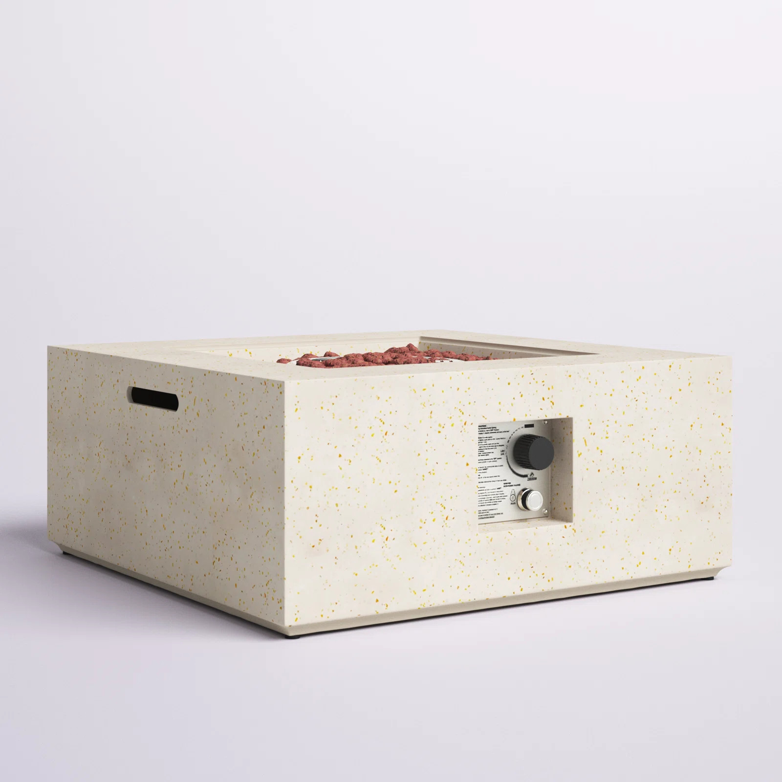 Annaise Stainless steel Propane Outdoor Fire Pit Table | Wayfair North America