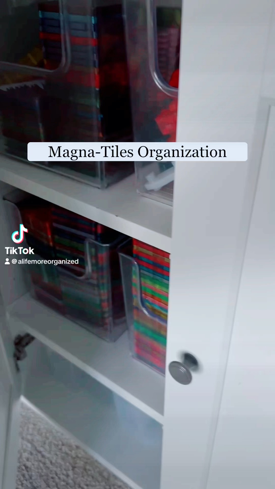 We are big @magnatiles fans over here! Here’s how we organize them inside of our @ikeausa Hauga cabinet. 

#magnatiles #playroomorganization #organizedplayroom #playroom #momlife #kidstoys #toyorganization #organizedtoys #toystorage #organizing #ikeafurniture #ikea 

#LTKHome #LTKKids #LTKFamily
