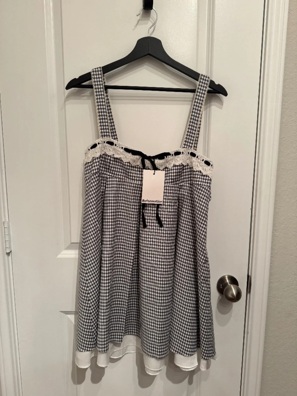 Reformation Shai dress Grey-Size 4 | Poshmark