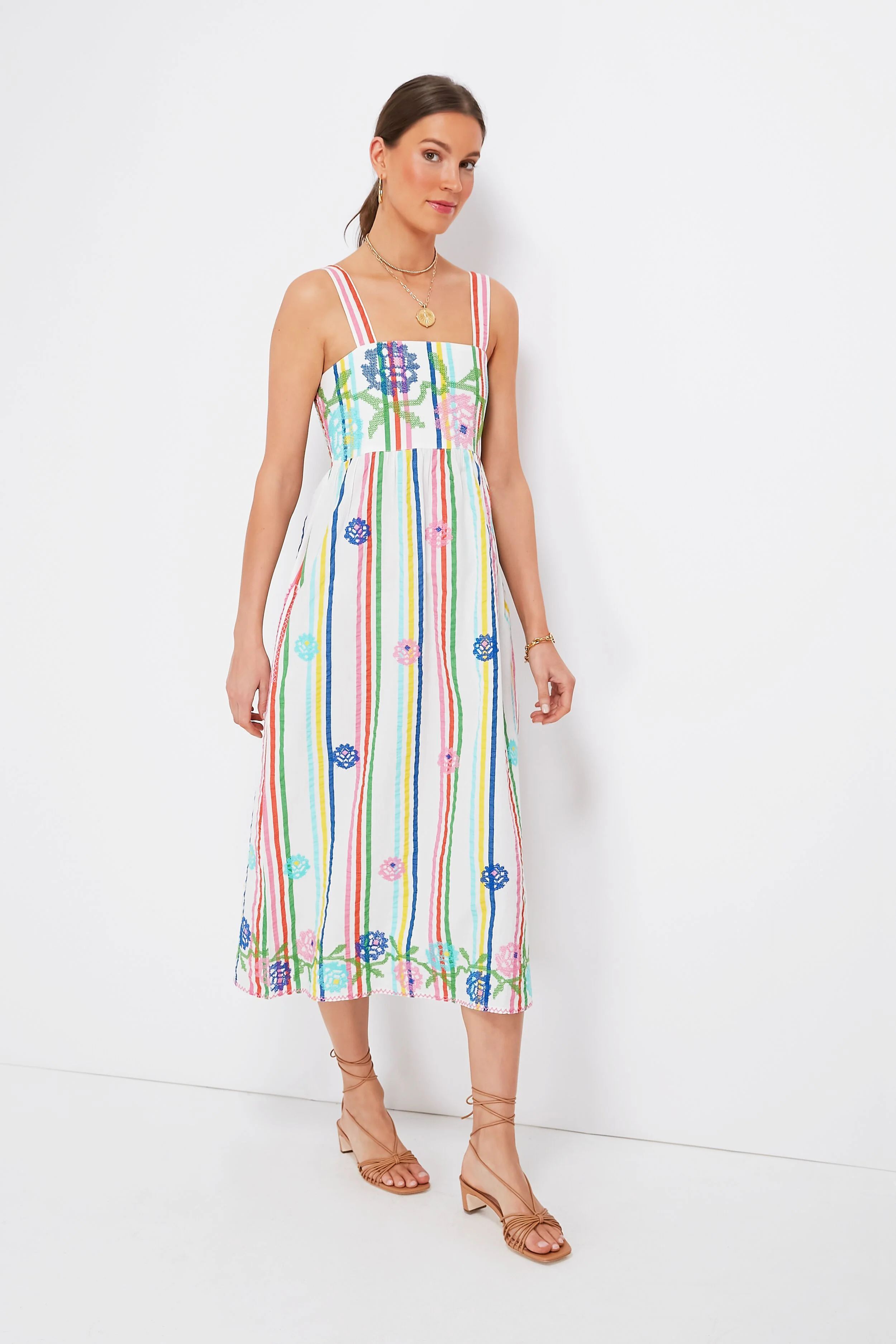 Multi Stripe Agate Dress | Tuckernuck (US)