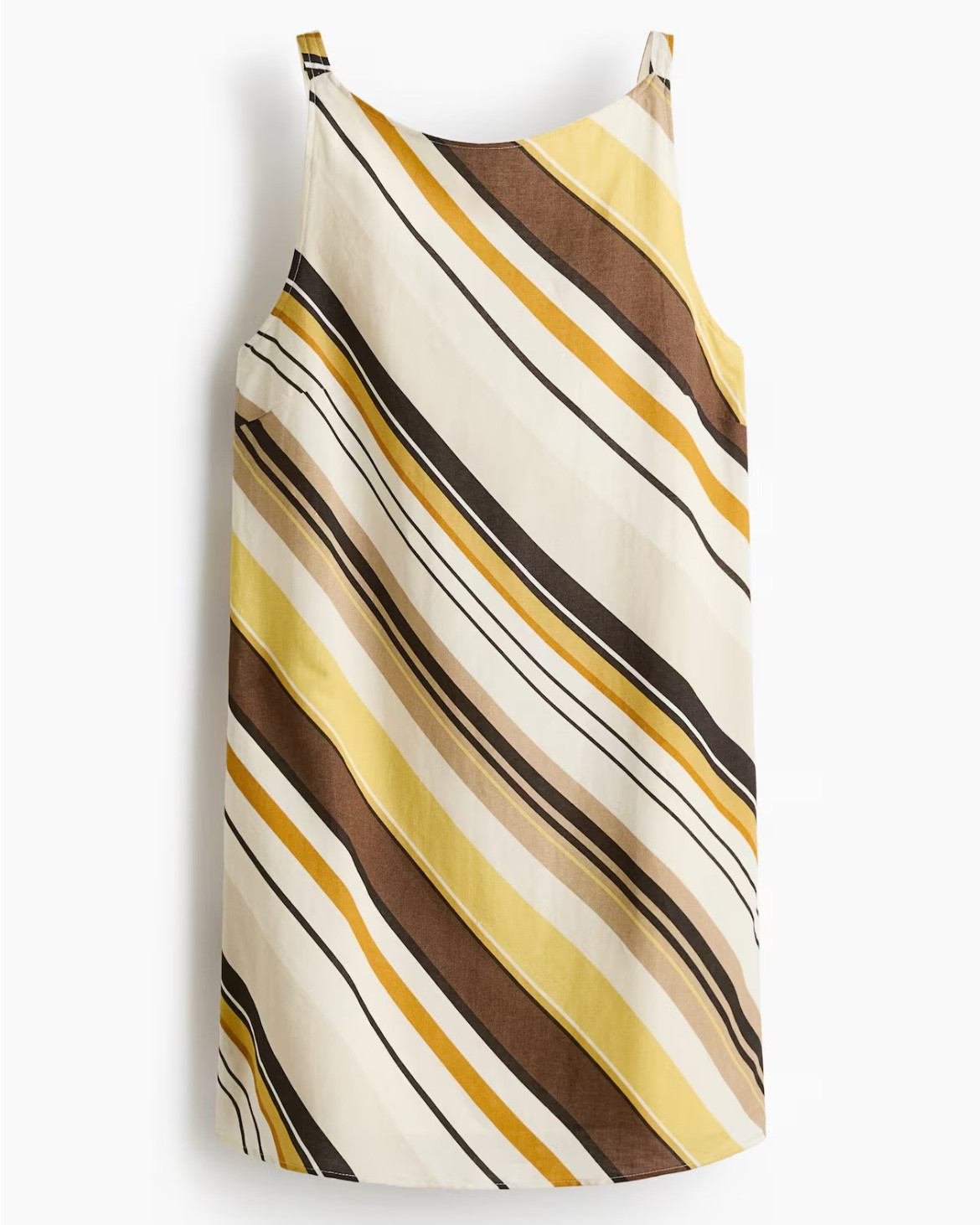 Striped straight neck sundress 
Resort wear 
Beach vacation outfit 

#LTKSeasonal