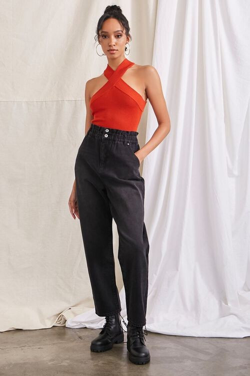 Crisscross Sweater-Knit Bodysuit | Forever 21 | Forever 21 (US)