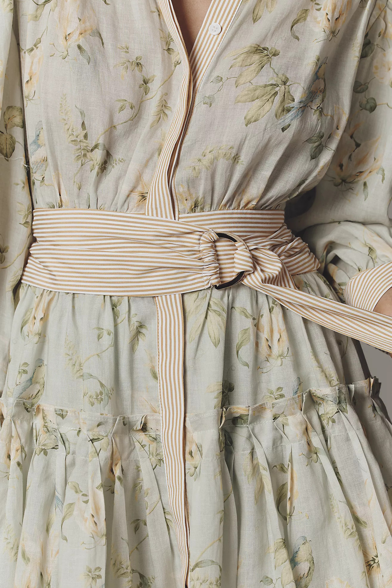 En Saison Rylee Long-Sleeve Belted Shirt Dress | Anthropologie (US)