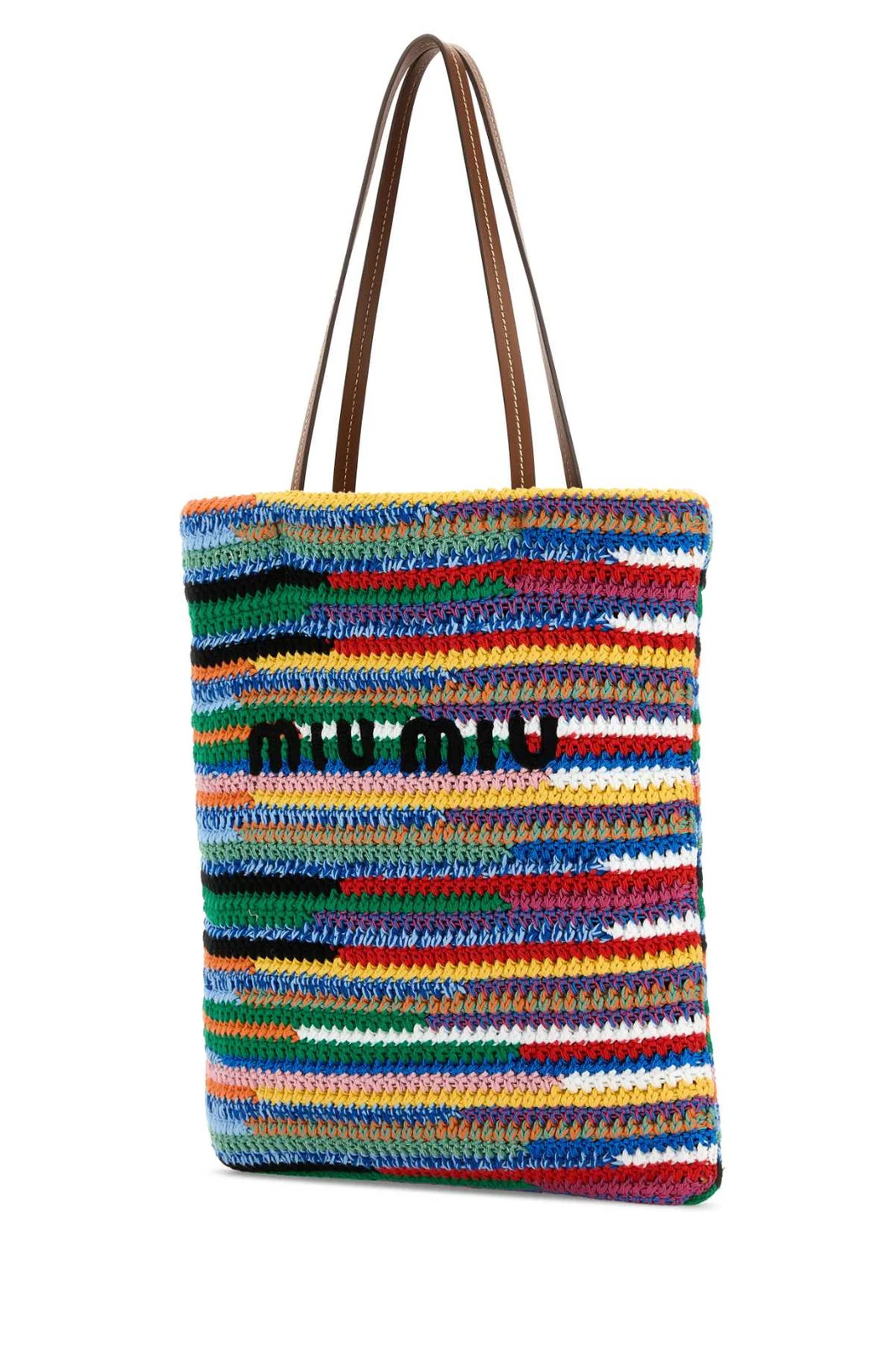 Miu Miu Crochet Tote Bag | Cettire Global