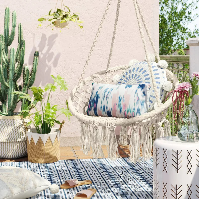 Single Hammock Rope Chair - Natural - Opalhouse™ | Target