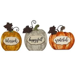 Assorted Pumpkin Tabletop Décor Signs by Ashland® | Michaels Stores